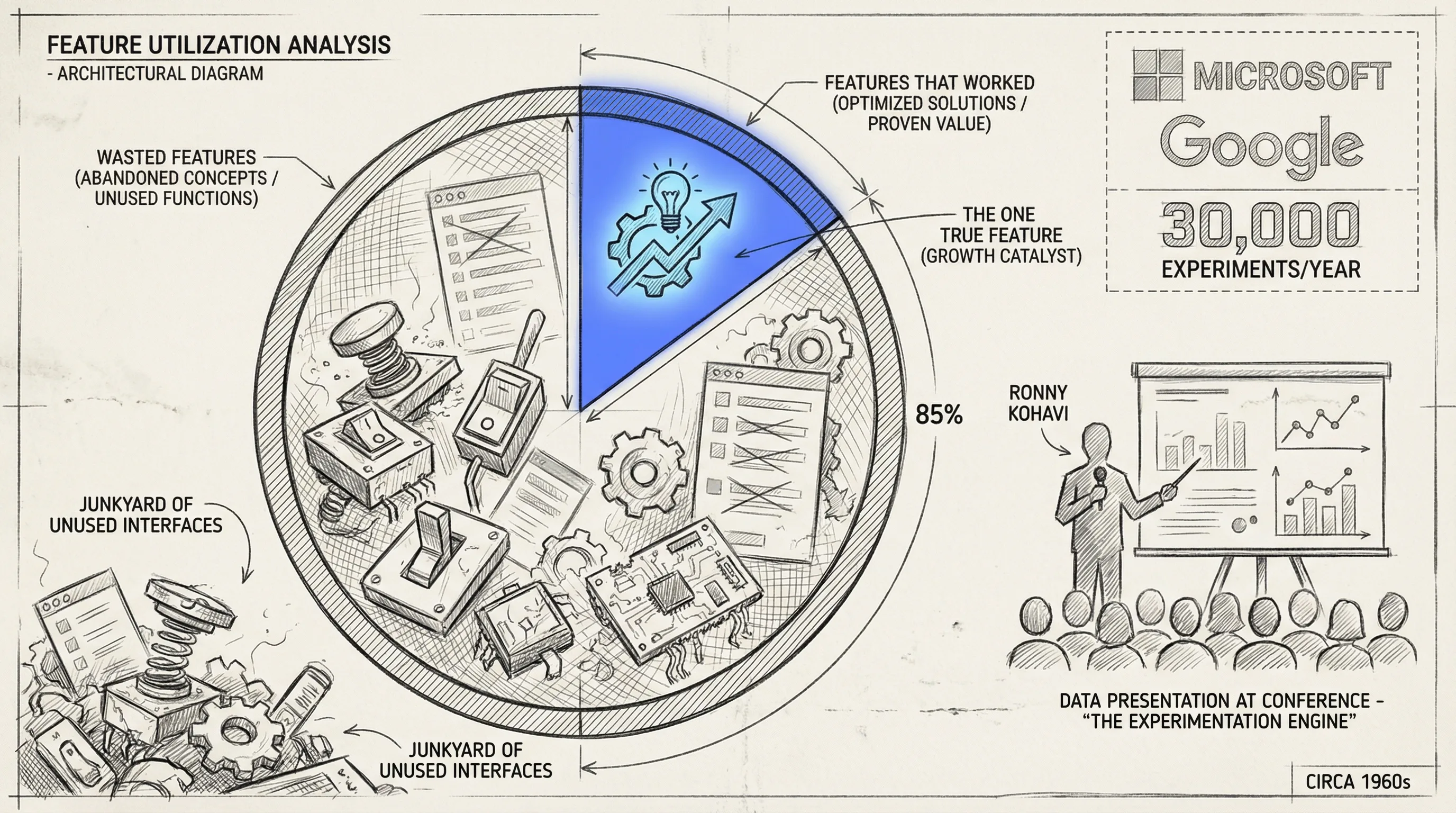 Feature Factory — 85% of features produce no measurable results