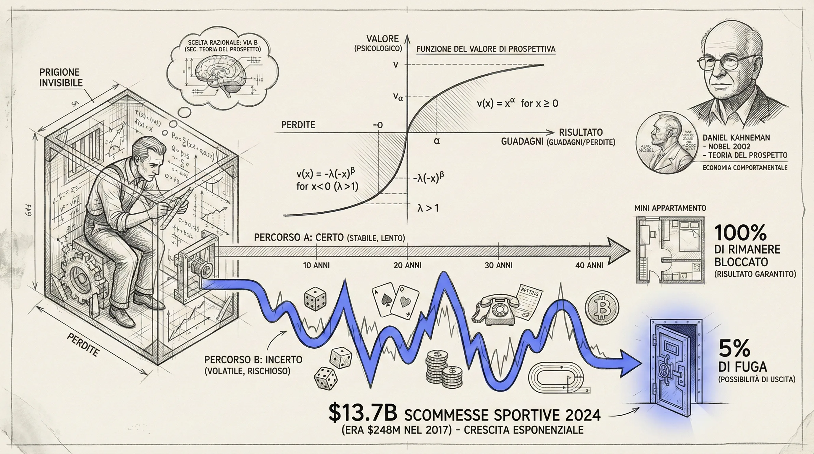 The Prisoners' Calculation — Prospect Theory applied to Generation Z