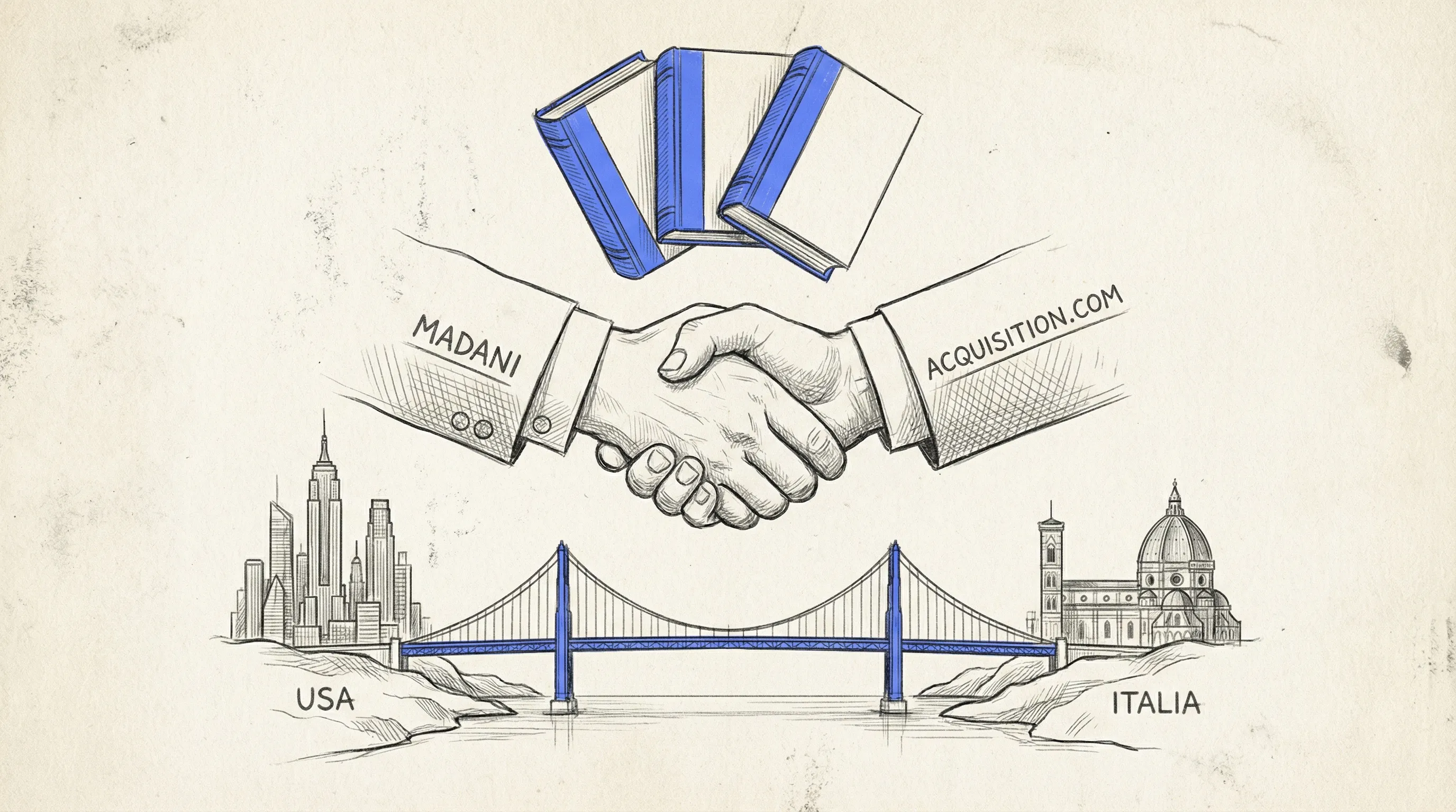 Madani Academy × Acquisition.com — official partnership to bring Hormozi to Italy